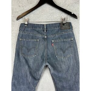 Levi's 514 Jeans Men's 30x26 Blue REG Straight Dark Wash Fade Vintage Denim